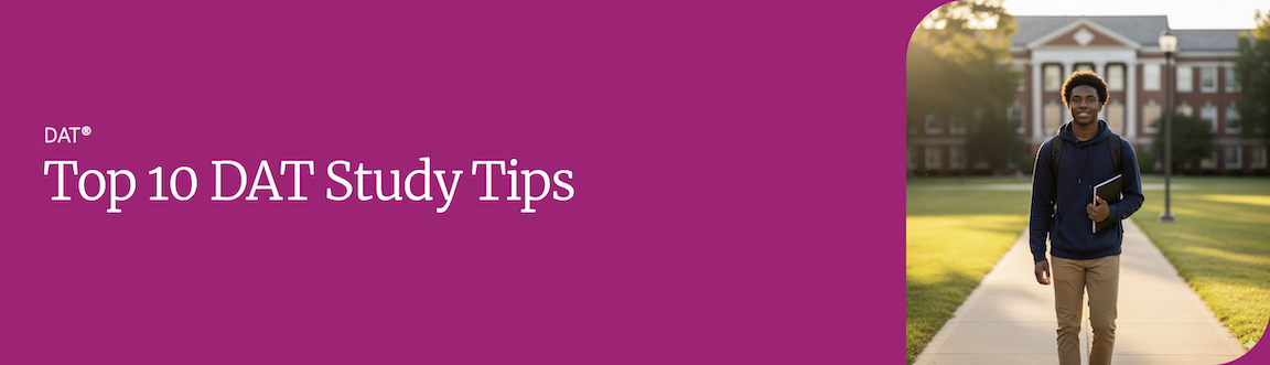 DAT Top 10 Study Tips